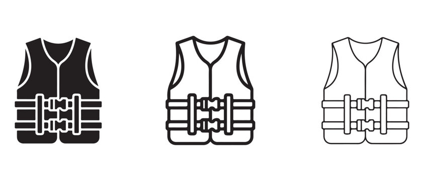 Life vests with different styles and colors for safety and fashion  various designs and materials