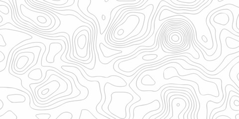White abstract wave paper spiral area world topography map curved reliefs design. geographic contour map elevation mapping artwork with soft grey lines wallpaper background. © MOHART PARK