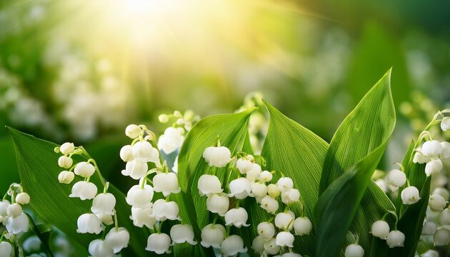 Hintergrund Fruhling Maiglockchen