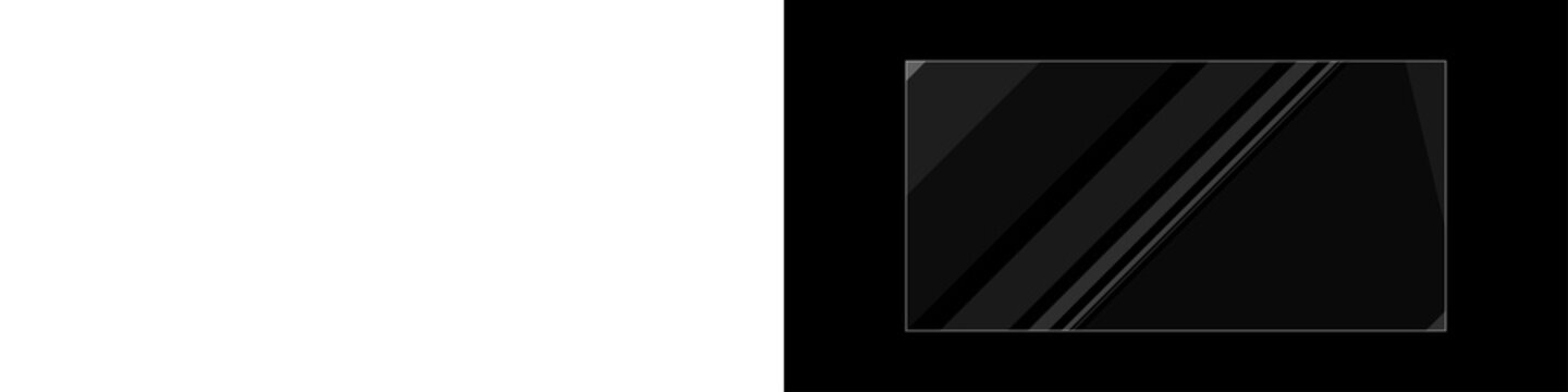 Modern Abstract Diagonal Stripe Background Collection in Black and White for Banner Header Cover Design Isolated Transparent Background