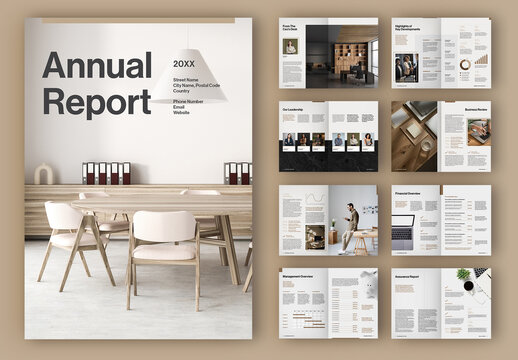 Annual Report Layout
