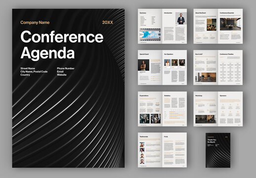 Conference Agenda Layout