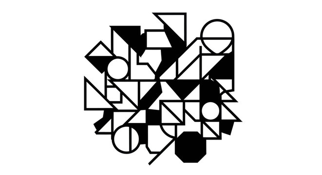 Abstract Geometric Pattern Design
