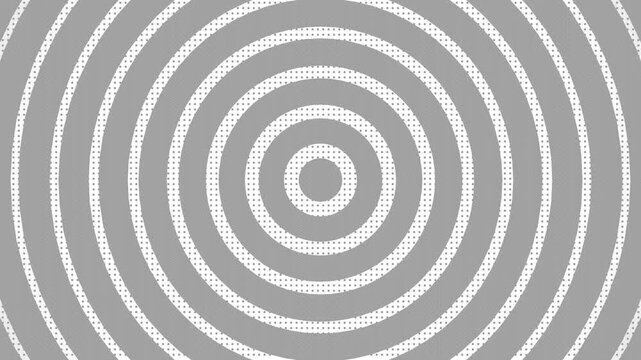 Dynamic circular seamless looping animation. Moving circles and transparent background. radio wave animation.