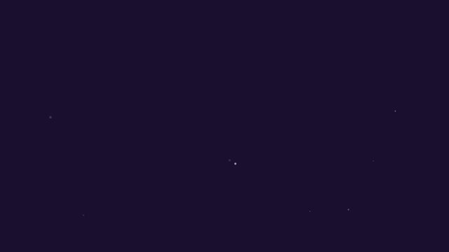 Dark Purple Video Frames Abstract Quiet Loop.