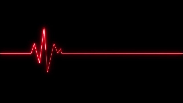 electrocardiogram wave displays a healthy heart beat pulse rate on a medical blue monitor screen vector illustration for cardiology health diagnostics