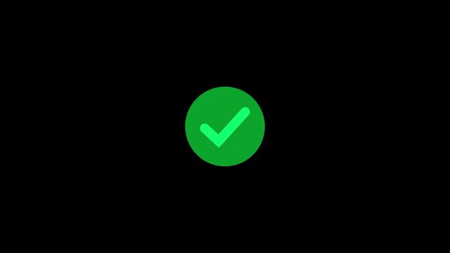 Blue check mark icon in a circle. Tick symbol in blue color, vector illustration. Check mark icon symbol vector. Symbol for website computer,