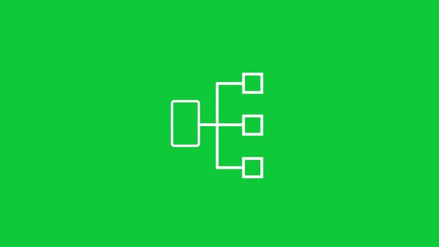 Minimal classification icon featuring layered geometric categories arranged in a clean circular structure, symbolizing organization, sorting, labeling, and data grouping in a modern flat vector style.