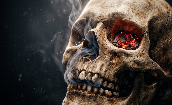 Volcanic Smoke Skull