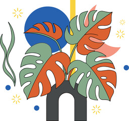 vector illustration of an apple tree © Md