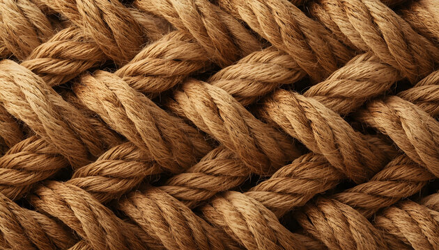Woven fiber or rope braiding pattern