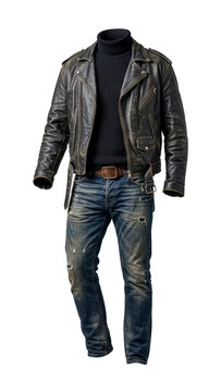 casual menswear outfit on an invisible ghost mannequin