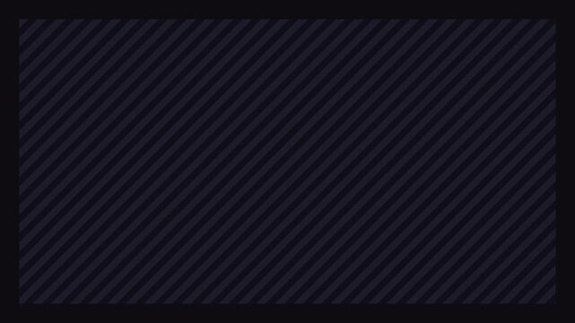 Dark Geometric Motion Graphic with Diagonal Stripes and Neon Cyan Purple Horizontal Transitions