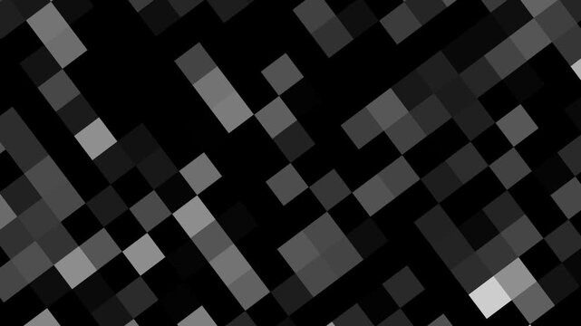Pixel censored with mosaic pattern animation