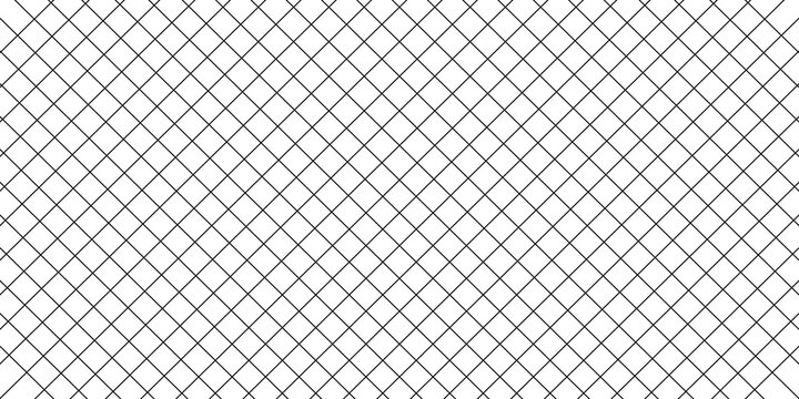 Grid pattern consisting of intersecting thin black lines forming perfect squares across empty transparent background canvas surface.