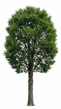 Isolated Hackberry Tree Cutout PNG on Transparent Background