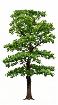 Isolated Sassafras Tree Cutout PNG on Transparent Background