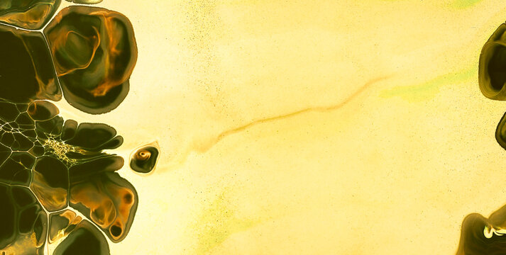 Abstract Artistic Canvas of Colorful Liquid Craft