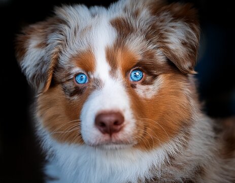 mini aussie with stunning blue eyes red merle aussie red merle dog dog blue eyes pretty dog mini australian shepherd miniature australian shepherd aussie face australian shepherd up close
