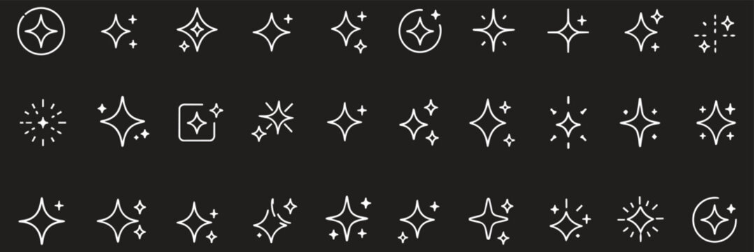 Generative AI logo icon magic sparkle stars symbol , Artificial intelligence sign. Vector ai generated icon blue logo. Artificial intelligence symbol, sparkle star with square button. 