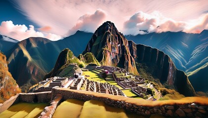 most beautiful place in machu picchu peru generative ai