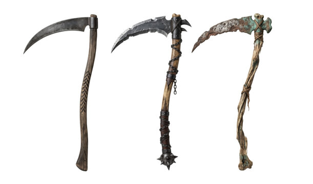 Grim reaper scythe horror weapons collection