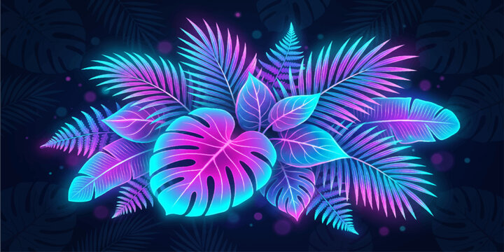 Abstract Colorful Fractal Floral Explosion Background with Blue Purple Pink Light Firework Star Pattern Digital Art Illustration Bright Celebration Wallpaper Backdrop