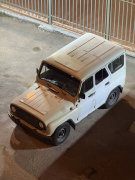 UAZ 469 classic Soviet off road vehicle representing automotive heritage, retro transportation history and legendary rugged design