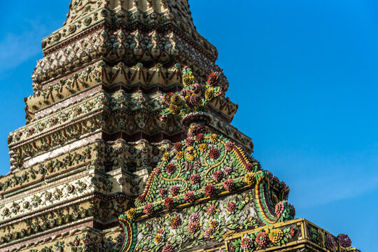 Visit to a Historical Temple in Bangkok With Detailed Artwork