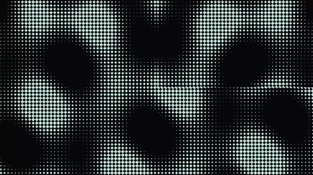 Halftone pattern with gradient effect.