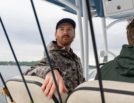 Confident Captain Fisherman Portrait handsome 