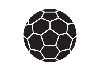 Naklejka premium Soccer Ball Icon, Editable Vector Illustration