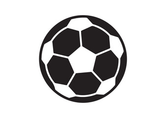 Fototapeta premium Soccer Ball Icon, Editable Vector Illustration