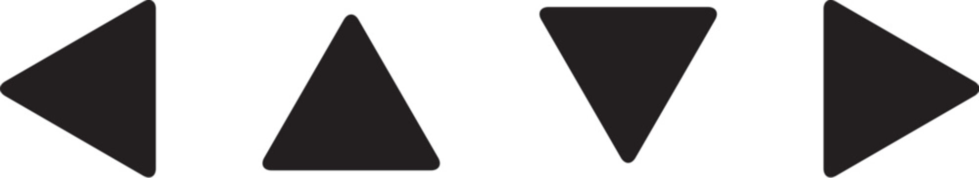 Arrow icons. Arrow vector collection. Arrow. Cursor. Modern simple arrows. Vector illustration.