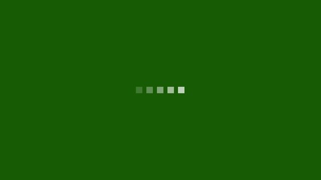 Animated 4 dots blinking loader. Ellipsis. Simple black and white loading icon. Load dot icons. A set of loading icon animation.loading thinking animation on black