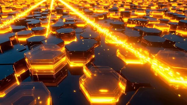 Digital Tessellation: Blockchain Data Particles Flowing Through Sharded Networks