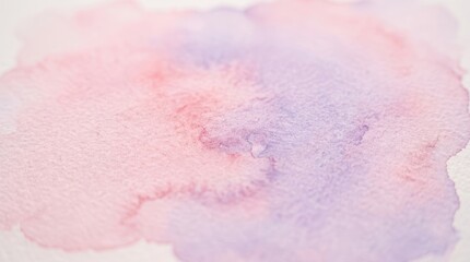 Fototapeta premium Abstract pastel watercolor texture background in pink, purple and blue
