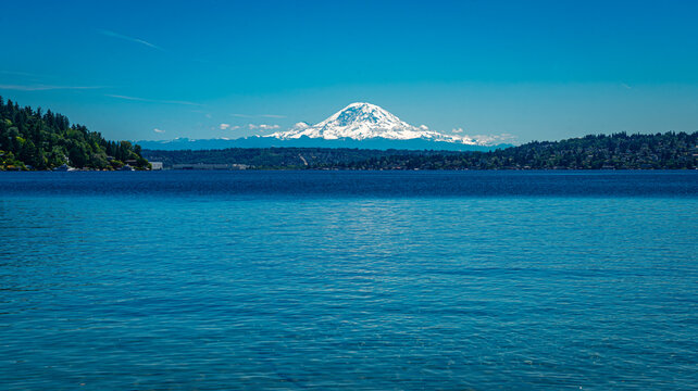 Park Lake And Mountain 4