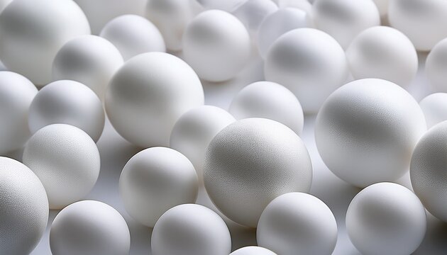 white balls background