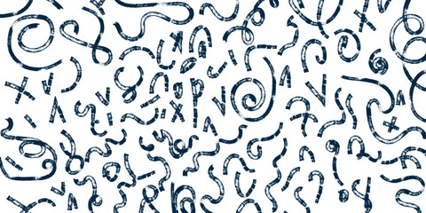 Obraz premium seamless pattern with abstract lines