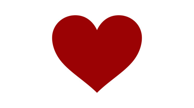 A large red heart symbol is prominently displayed.