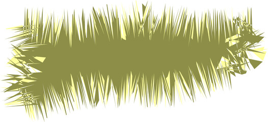 A detailed patch of wild green grass growing in a dense meadow environment © Shiacunar