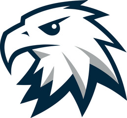 Fototapeta premium Professional Eagle Icon Clean Flat Vector Illustration