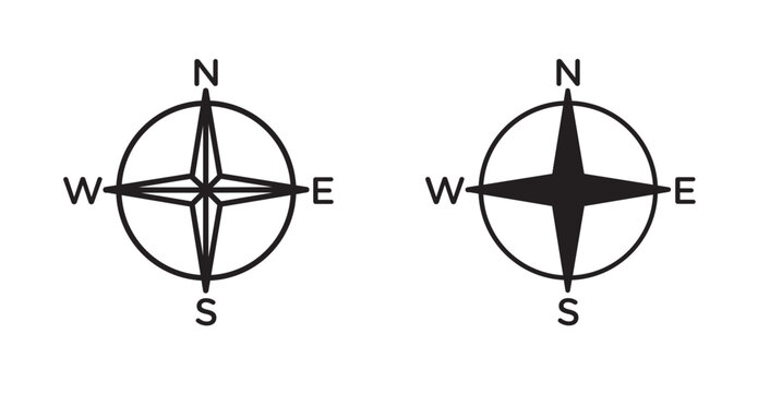 compass navigation icon