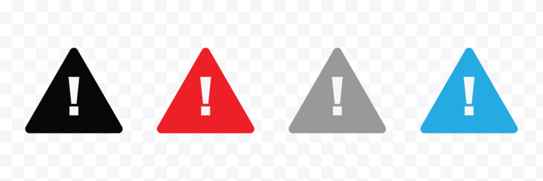 Universal warning triangle. sign for general hazards and dangers. alert for safety precautions. EPS 10 .