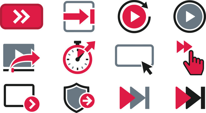 Cause and effect problem solving workflow icon set for business logic trigger process chain reaction vector illustrations