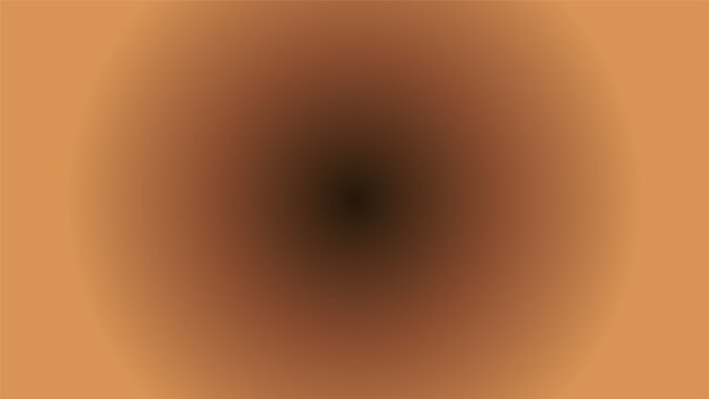 Brown gradient background with dark center Vector