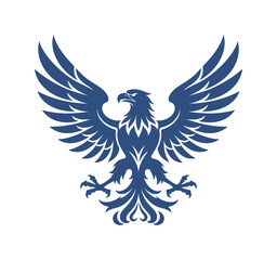 Fototapeta premium creative silhouette logo of an elegant eagle (artwork 2)