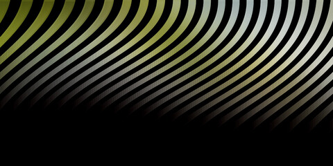 Obraz premium Abstract background featuring golden curved lines on deep black backdrop.