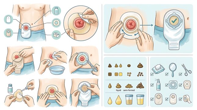 Comprehensive stoma care guide for ostomy bag replacement steps